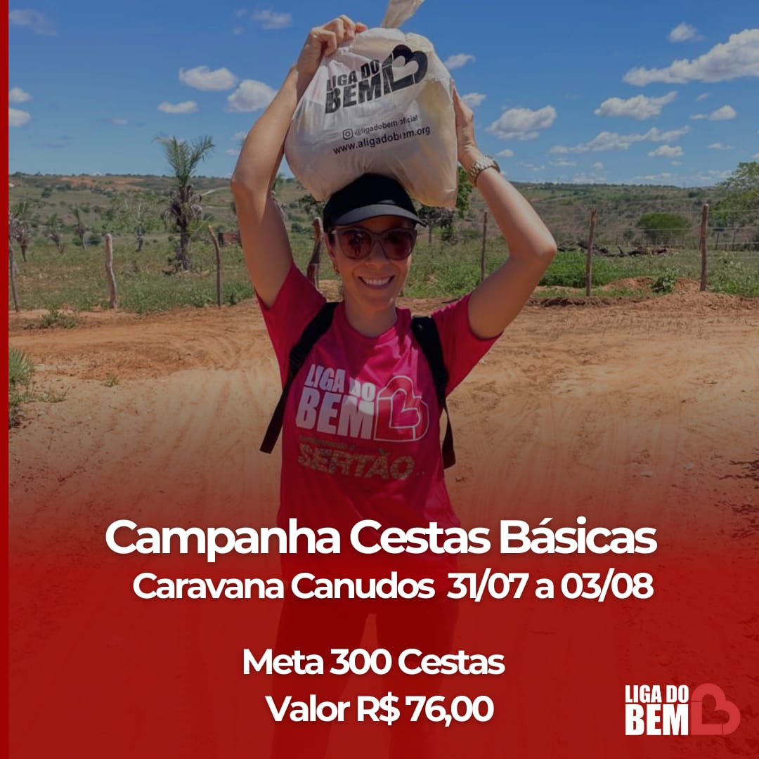DOE CESTAS BÁSICAS - CARAVANA CANUDOS